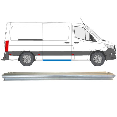 Painel de reparação da soleira da porta deslizante para Mercedes Sprinter 2018- / Direito 14554