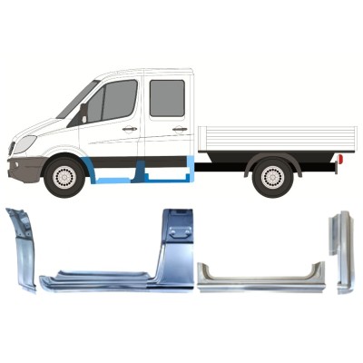 Kit de reparos para Mercedes Sprinter 2006-2018 / Esquerdo / 15086