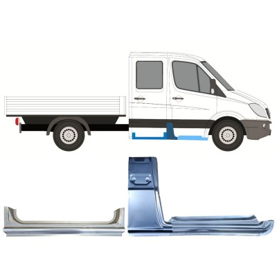 Kit de reparos para Mercedes Sprinter 2006-2018 / Direito / 15087