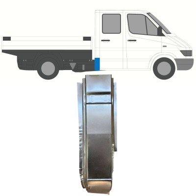 Painel de reparação do canto traseiro para Mercedes Sprinter 1995-2006 / Direito 16398