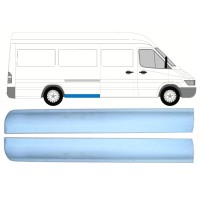 Painel de reparação da parte frontal do guarda-lamas traseiro para Mercedes Sprinter 1995-2006 / Esquerda+Direita / Conjunto 9864