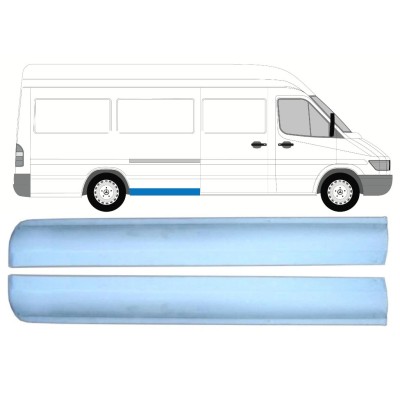 Painel de reparação da parte frontal do guarda-lamas traseiro para Mercedes Sprinter 1995-2006 / Esquerda+Direita / Conjunto 9864