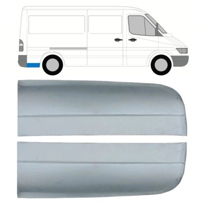 Painel de reparação da parte traseira do guarda-lamas traseiro para Mercedes Sprinter 1995-2006 / Esquerda+Direita / Conjunto 9862