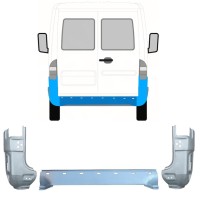 Painel de reparação traseira para Mercedes Sprinter 1995-2006 / Conjunto 9716