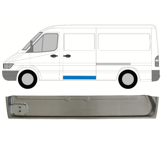 Painel de reparação interna das portas deslizantes para Mercedes Sprinter 1995-2006 / Esquerdo 17295