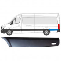 Moldura lateral do guarda-lamas traseiro atrás da roda para Mercedes Sprinter 2006- / LWB / Esquerdo 8029