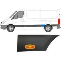 Moldura lateral do guarda-lamas traseiro com Luz para Mercedes Sprinter 2006-2018 / Esquerdo / Conjunto 10018