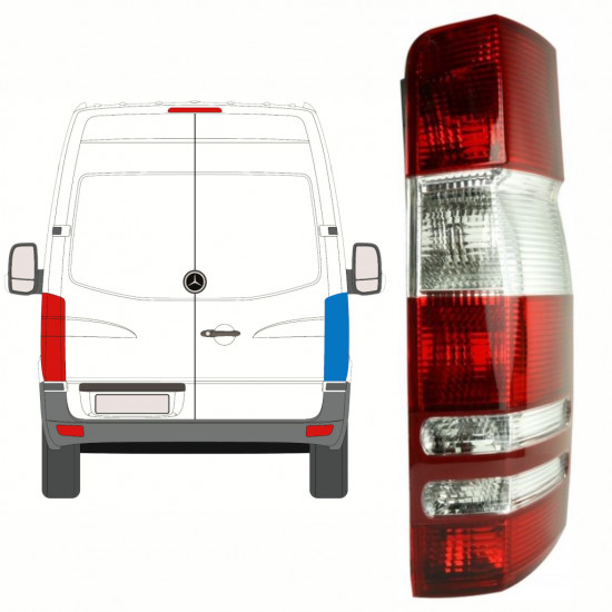 Luz traseira para Mercedes Sprinter 2006-2018 / Direito 9083