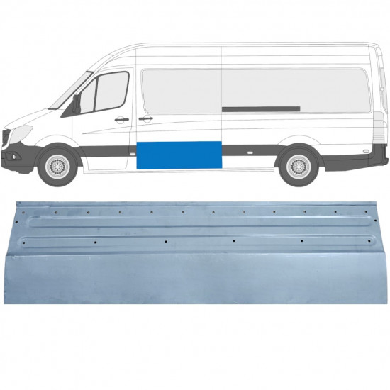 Painel de reparação das portas deslizantes para Mercedes Sprinter 2006- / Esquerdo 11958