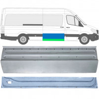 Painel de reparação interna e externa das portas deslizantes para Mercedes Sprinter 2006- / Direito / Conjunto 11961