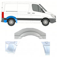 Painel de reparação do guarda-lamas traseiro para Mercedes Sprinter 2006- / SWB / Direito / Conjunto 11312