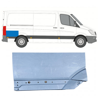 Painel de reparação do guarda-lamas traseiro para Mercedes Sprinter 2006- / Direito 11273