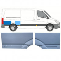 Painel de reparação do guarda-lamas traseiro para Mercedes Sprinter 2006- / Direito / Conjunto 11275