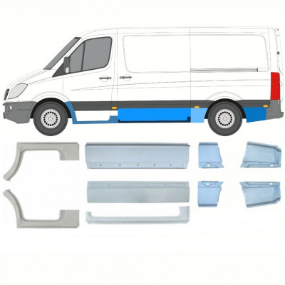 Kit de reparos para Mercedes Sprinter 2006- / MWB / Esquerda+Direita /  10258