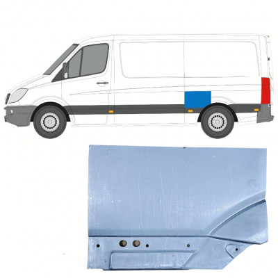 Painel de reparação do guarda-lamas traseiro para Mercedes Sprinter 2006- / Esquerdo 11272