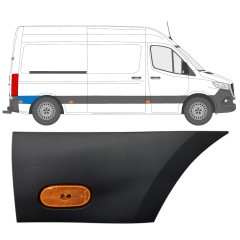 Moldura lateral do guarda-lamas traseiro com Luz para Mercedes Sprinter 2018- / Direito / Conjunto 12966