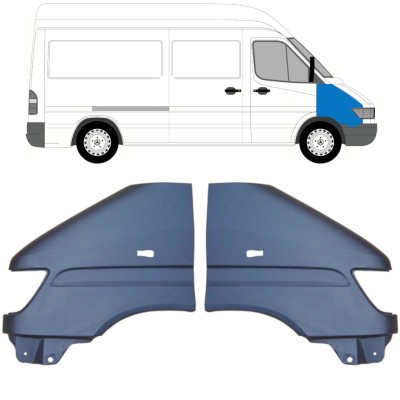 Guarda-lamas dianteiro para Mercedes Sprinter 1995-2006 / Esquerda+Direita / Conjunto 9741