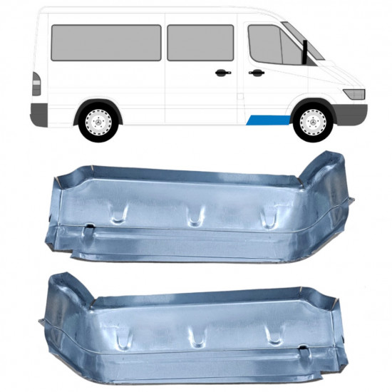 Painel de reparação do degrau dianteiro para Mercedes Sprinter 1995-2006 / Conjunto 11902