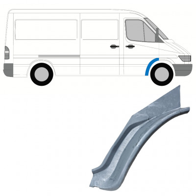 Painel de reparação interna do guarda-lamas dianteiro para Mercedes Sprinter 1995-2006 / Direito 11897