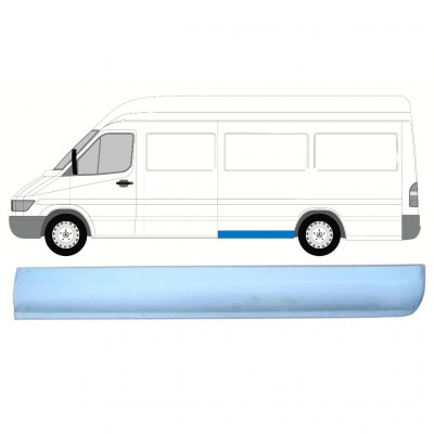 Painel de reparação da parte frontal inferior do guarda-lamas traseiro para Mercedes Sprinter 1995- / LWB / Esquerdo 8139