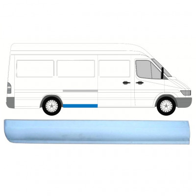 Painel de reparação da parte frontal inferior do guarda-lamas traseiro para Mercedes Sprinter 1995- / LWB / Direito 8138