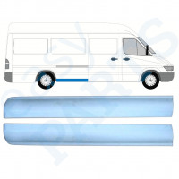 Painel de reparação da parte frontal do guarda-lamas traseiro para Mercedes Sprinter 1995- / LWB / Esquerda+Direita / Conjunto 9864