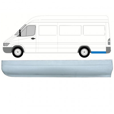 Painel de reparação da parte inferior do guarda-lamas traseiro para Mercedes Sprinter 1995- / LWB / Esquerdo 8141