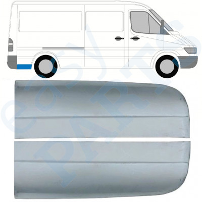 Painel de reparação da parte traseira do guarda-lamas traseiro para Mercedes Sprinter 1995- / MWB / Esquerda+Direita / Conjunto 9862