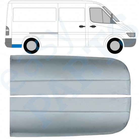Painel de reparação da parte traseira do guarda-lamas traseiro para Mercedes Sprinter 1995- / MWB / Esquerda+Direita / Conjunto 9862