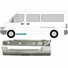 Painel de reparação interna e externa da soleira dianteira para Mercedes Sprinter 1995-2006 / Esquerdo / Conjunto 9573
