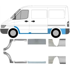 Kit de reparos para Mercedes Sprinter 1995-2006 / Esquerda+Direita / 6748