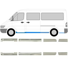 Kit de reparos para Mercedes Sprinter 1995-2006 / Esquerda+Direita / 6755