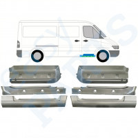 Painel de reparação interna da soleira com guarda-lamas e degrau dianteiro para Mercedes Sprinter 1995-2006 / Conjunto 10534