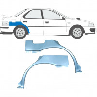 Painel de reparação do guarda-lamas traseiro para Subaru Impreza 1992-2000 / Esquerda+Direita / Conjunto 9199