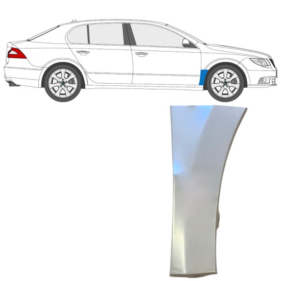 Painel de reparação do guarda-lamas dianteiro para Skoda Superb 2008-2015 / Direito 16083