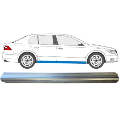 Painel de reparação da soleira para Skoda Superb 2008-2015 / Direito 14775
