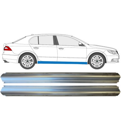 Painel de reparação da soleira para Skoda Superb 2008-2015 / Esquerda+Direita / Conjunto 14777