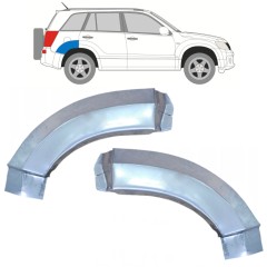 Painel de reparação da parte traseira do guarda-lamas traseiro para Suzuki Grand Vitara 2005-2014 / Esquerda+Direita / Conjunto 9888