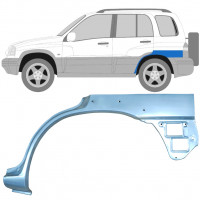 Painel de reparação do guarda-lamas traseiro com orifício para Suzuki Grand Vitara 1997-2005 / Esquerdo 7019