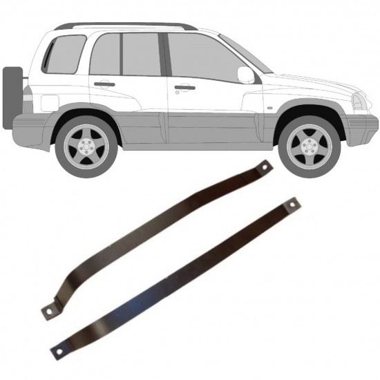 Abraçadeira do tanque de combustível para Suzuki Grand Vitara 1997-2005 9357