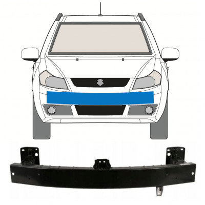 Reforço do para-choque dianteiro / travessa para Fiat Sedici Suzuki Sx4 2006-2013 8837