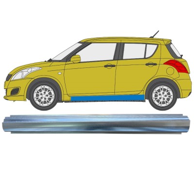 Painel de reparação da soleira para Suzuki Swift 2010-2017 / Esquerdo 16368