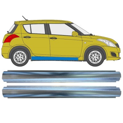 Painel de reparação da soleira para Suzuki Swift 2010-2017 / Esquerda+Direita / Conjunto 16369