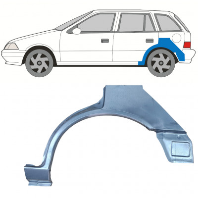 Painel de reparação do guarda-lamas traseiro para Suzuki Swift 1988-2004 / Esquerdo 12765