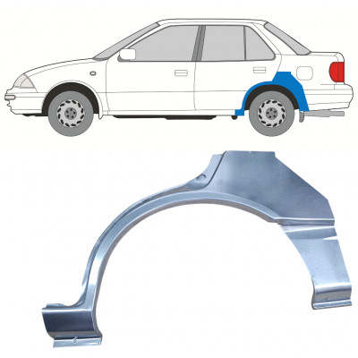 Painel de reparação do guarda-lamas traseiro para Suzuki Swift 1988-2004 / Esquerdo / SEDAN 12768