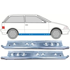 Painel de reparação interna da soleira para Suzuki Swift 1988-2004 / Esquerdo / Direito / Conjunto 12824