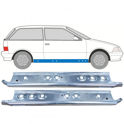 Painel de reparação interna da soleira para Suzuki Swift 1988-2004 / Esquerdo / Direito / Esquerdo / Direito 12824