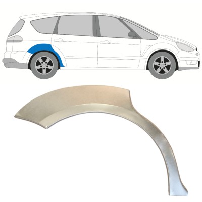 Painel de reparação do guarda-lamas traseiro para Ford S-MAX 2006-2015 / Direito 14764