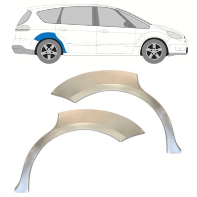 Painel de reparação do guarda-lamas traseiro para Ford S-MAX 2006-2015 / Esquerda+Direita / Conjunto 14766
