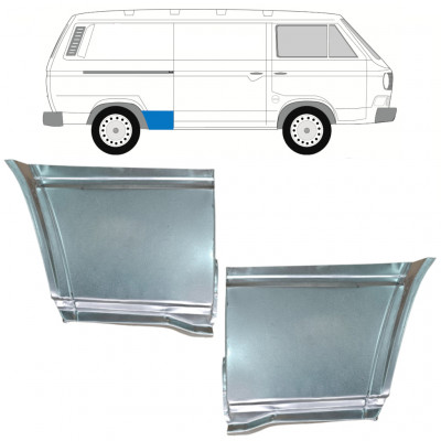 Painel de reparação do guarda-lamas traseiro para VW Transporter T3 1979-1992 / Conjunto 11088